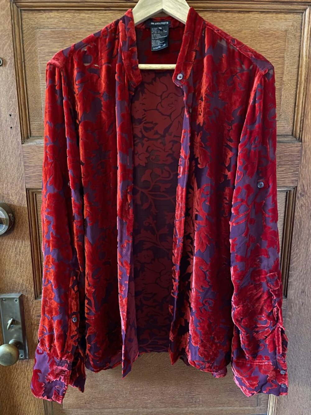 Ann Demeulemeester Elma Floral Shirt